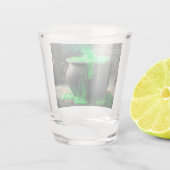 Verre A Shot Halloween en cauldron de sorcière bouillonnante (Dos)