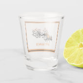 Verre A Shot Halloween/octobre/automne/arbre citrouille (Dos)