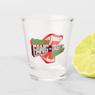 Verre A Shot Halloween Pun Avoir une soirée fang tastic