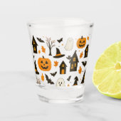 Verre A Shot Halloween Scary Motif - Éffrayant & Festif (Devant)
