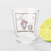 Verre A Shot Halloween/sorcière/automne/octobre (Dos)