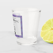 Verre A Shot Halloween sorcière violette Starburst (Droite)