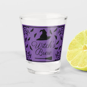 Verre A Shot Halloween Witch's Brew Casquette & Bats