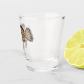 Verre A Shot Handfish cartoon illustration (Droite)