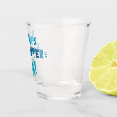 Verre A Shot Hanoukka Latkes Rire Lumière Tirage amusant (Droite)