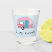 Verre A Shot Happy Camper Rose RV (Devant)