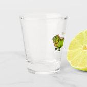 Verre A Shot Happy green iguana cartoon (Gauche)