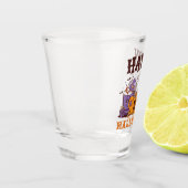 Verre A Shot Happy Halloween café brasse (Gauche)
