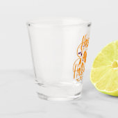 Verre A Shot Happy Halloween chauves-souris Jack-o'-lantern (Gauche)