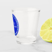 Verre A Shot Happy Hanoukka Star Circle (Droite)