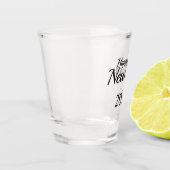 Verre A Shot Happy New Year Custom Present (Gauche)