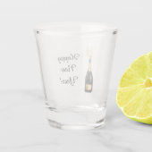 Verre A Shot Happy New Year Gold Bottle (Dos)