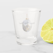 Verre A Shot Happy New Year Silver Ball (Dos)