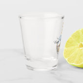 Verre A Shot Happy New Year Silver Ball (Gauche)