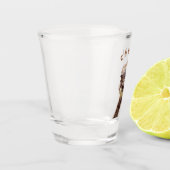 Verre A Shot Happy Ostrich Funny Shot Glass - Bravo (Gauche)