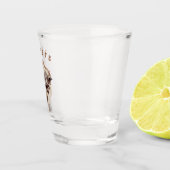 Verre A Shot Happy Ostrich Funny Shot Glass - Bravo (Droite)