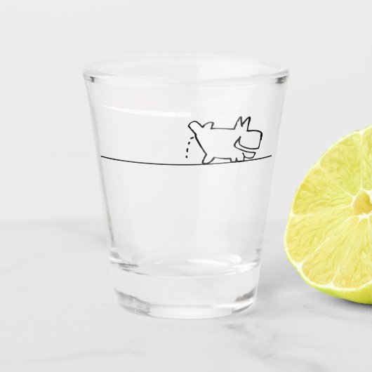 Verre A Shot happy time Glass (Devant)