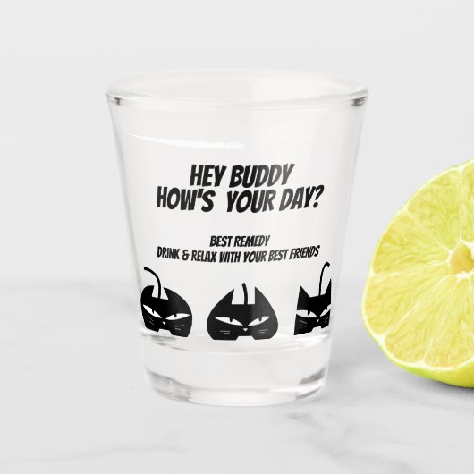 Verre A Shot happy time Glass (Devant)
