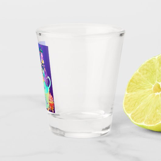 Verre A Shot Hatter fou dans une tasse de thé (Droite)