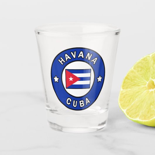 Verre A Shot Havane Cuba (Devant)