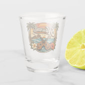 Verre A Shot Hawaii & Ukelele (Dos)