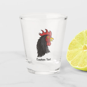 Verre A Shot Head de Black Rooster