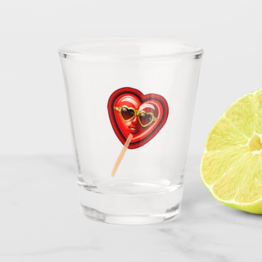 Verre A Shot Heart Lolly (Devant)