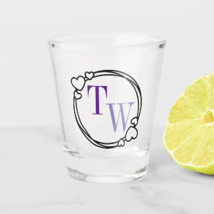 Verre A Shot Hearts Mariage Keepsaké