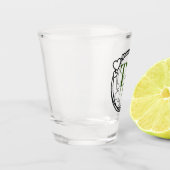 Verre A Shot Hearts Mariage Keepsaké (Gauche)