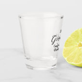 Verre A Shot Hello graduate class of 20XX name congrats stylish (Gauche)