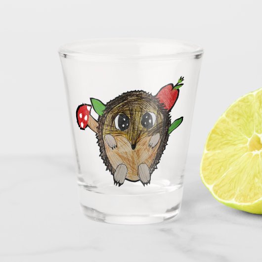 Verre A Shot Hérisson Mignon (Devant)