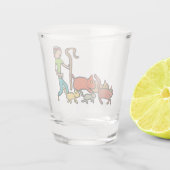 Verre A Shot Héritage de chats (Dos)