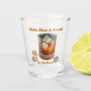 Verre A Shot Heure de cocktail, faites-moi un scotch sur glace