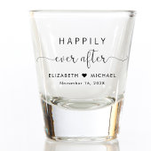 Verre A Shot Heureux toujours après Mariage