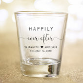 Verre A Shot Heureux toujours après Mariage