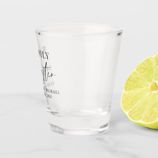 Verre A Shot Heureux toujours après Mariage (Droite)