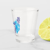 Verre A Shot Hibiscus d'Hawaii Vitre (Droite)