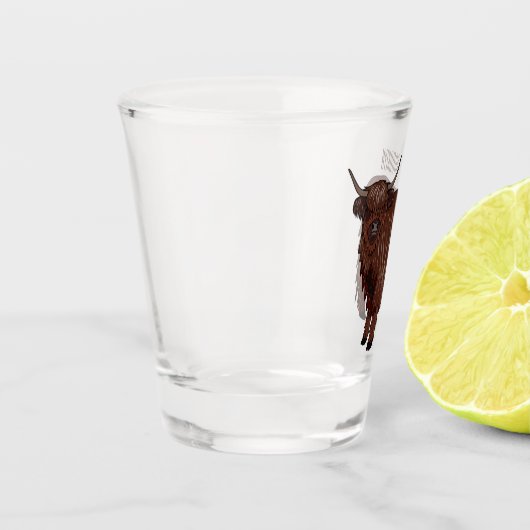 Verre A Shot Highland cow (Gauche)