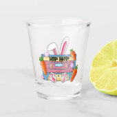 Verre A Shot Hip-Hop Lapin de Pâques Mixtape - Cassette Rétro (Devant)
