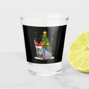 Verre A Shot Hippo Fiona Arbre de Noël Hippopotame