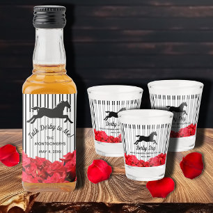 Verre A Shot Hippocampe et Roses Derby Day
