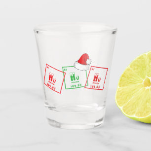 Verre A Shot Ho Ho Ho   Drôle Noël Chimie Geek Humour