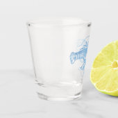 Verre A Shot Homard bleu (Gauche)