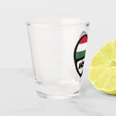 Verre A Shot Hongrie Code Pays Coeur Drapeau, HUN (Gauche)