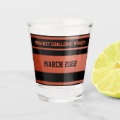 Verre A Shot Hoops Bracket Challenge Gagnant Shot Glass (Devant)
