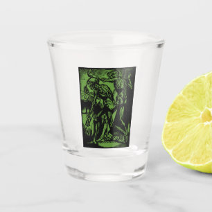 Verre A Shot Horreurs sans fin des mineurs morts pour Halloween