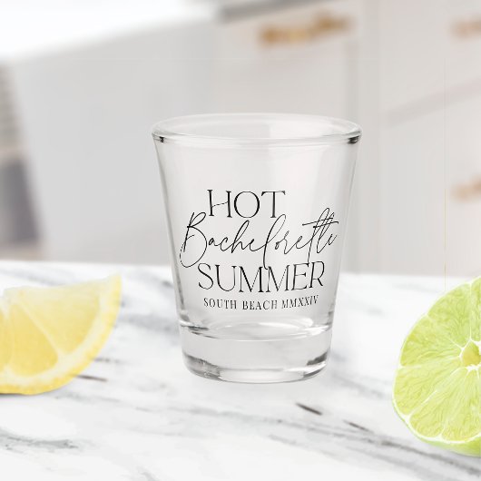 Verre A Shot Hot Bachelorette été personnalisé Bachelorette fêt
