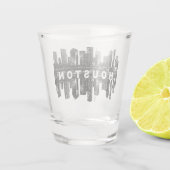 Verre A Shot Houston Texas à l'encre noire (Dos)