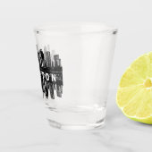Verre A Shot Houston Texas à l'encre noire (Droite)