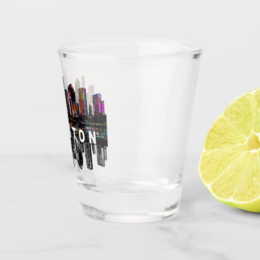 Verre A Shot Houston Texas en graffiti (Droite)